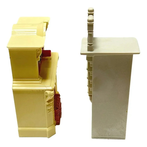 Fisher Price Loving  Family Doll Furniture Lot 2 Musical Fireplace and Stairs - Picture 3 of 8